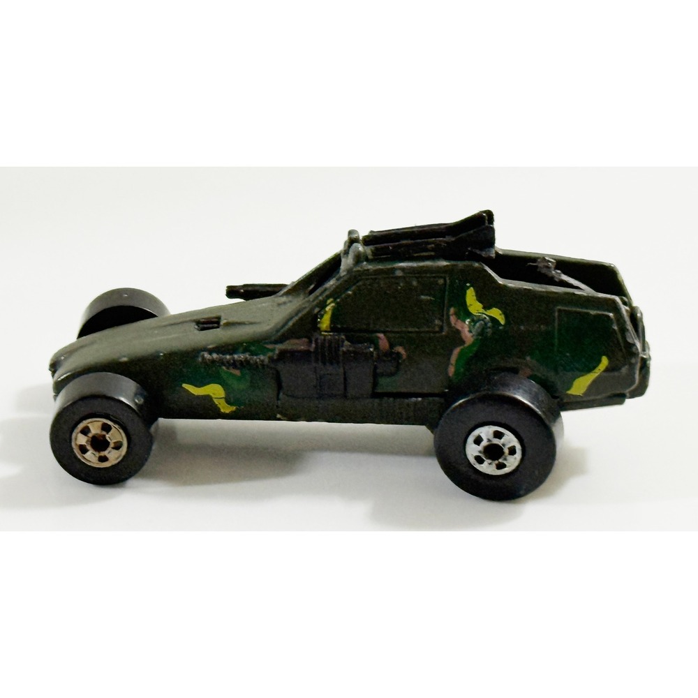 Hot Wheels Enforcer‎ Diecast Kids 1:64 Green Camo Military Assault Buggy 1987